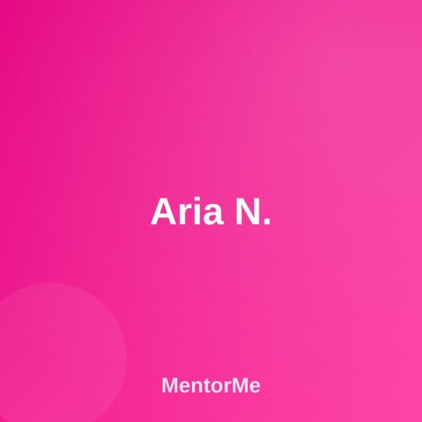 Aria N. — داستان موفقیت MentorMe
